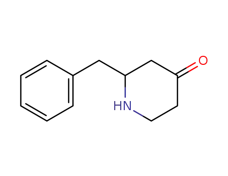 Molecular Structure of 193469-44-2 (2-BENZYL-PIPERIDIN-4-ONE)