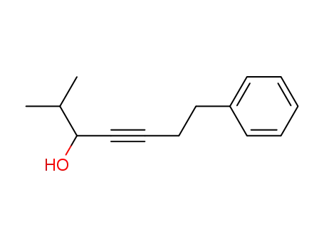 Molecular Structure of 627526-36-7 (4-Heptyn-3-ol, 2-methyl-7-phenyl-)