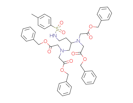 Tetrabenzyl N<sup>4</sup>-tosyl-1,2,4-butanetriamine-N<sup>1</sup>,N<sup>1</sup>,N<sup>2</sup>,N<sup>2</sup>-tetraacetate
