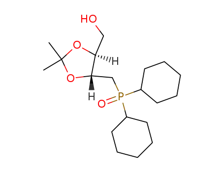 (4S,5R)-5-(dicyclohexylphosphino)methyl-4-hydroxymethyl-2,2-dimethyl-1,3-dioxolane