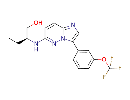 (S)-2-(3-(3-(trifluoromethoxy)phenyl)imidazo[1,2-b]pyridazin-6-ylamino)butan-1-ol