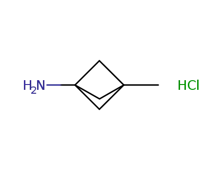 Molecular Structure of 796963-34-3 (3-Methylbicyclo[1.1.1]pentan-1-aminehydrochloride)