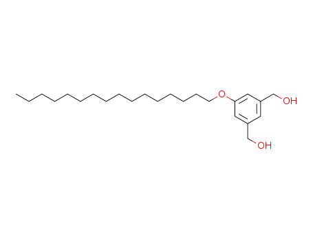Molecular Structure of 159646-63-6 (1,3-Benzenedimethanol, 5-(hexadecyloxy)-)