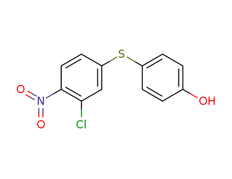 Molecular Structure of 378236-70-5 (Phenol, 4-[(3-chloro-4-nitrophenyl)thio]-)