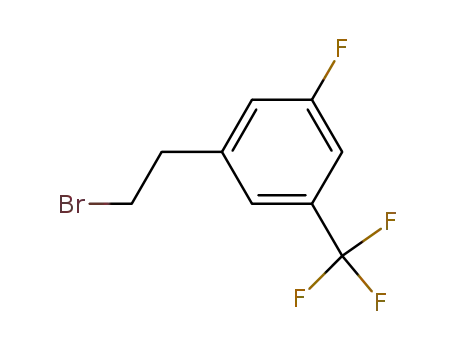 Molecular Structure of 955036-79-0 (1-(2-BROMOETHYL)-3-FLUORO-5-(TRIFLUOROMETHYL)BENZENE)