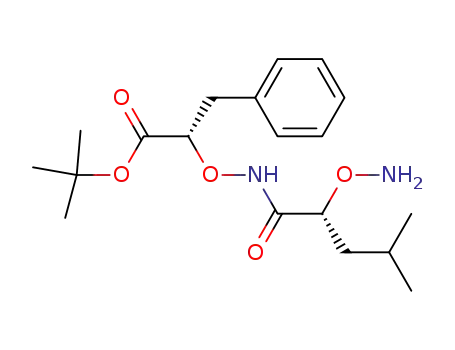 (S)-2-((R)-2-Aminooxy-4-methyl-pentanoylaminooxy)-3-phenyl-propionic acid tert-butyl ester