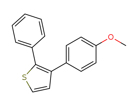 3-(p-methoxyphenyl)-2-phenylthiophene