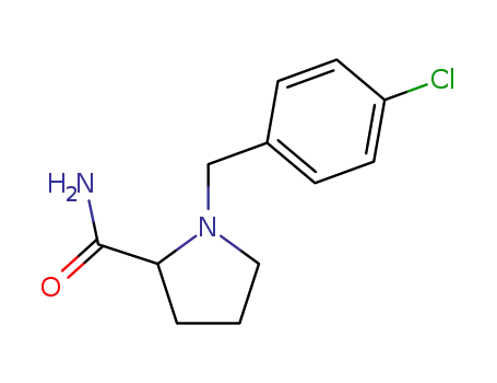 Molecular Structure of 226249-98-5 (2-carbamoyl-1-(4-chlorobenzyl)pyrrolidine)