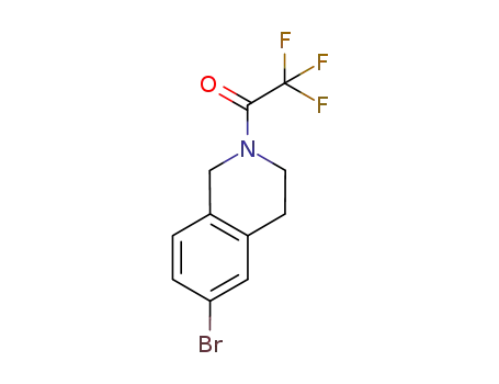 Molecular Structure of 252331-63-8 (1-(6-broMo-3,4-dihydro-2(1H)-isoquinolinyl)-2,2,2-trifluoro-Ethanone)