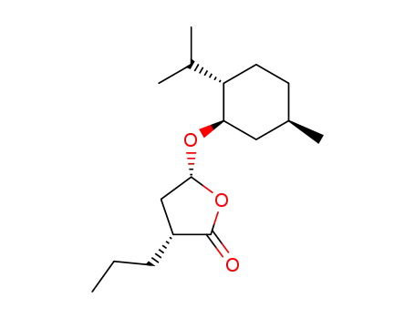 (3R,5R)-5-((1R,2S,5R)-2-Isopropyl-5-methyl-cyclohexyloxy)-3-propyl-dihydro-furan-2-one