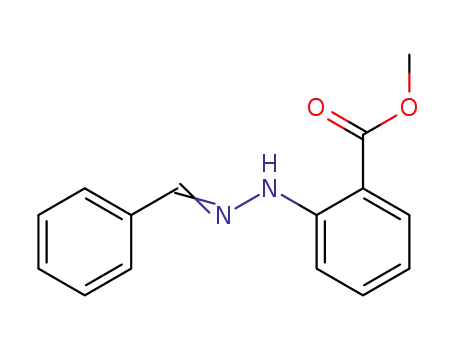 2-benzylidene-1-(2-methoxycarbonylphenyl)hydrazine