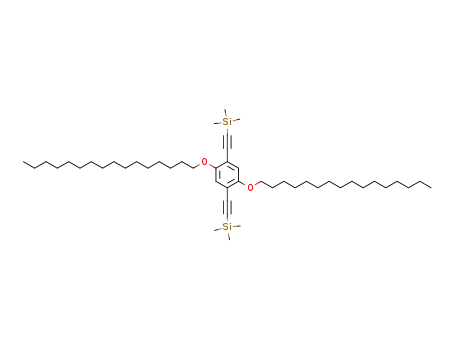 (2,5-bis(hexadecyloxy)-1,4-phenylene)bis(ethyne-2,1-diyl)bis(trimethylsilane)