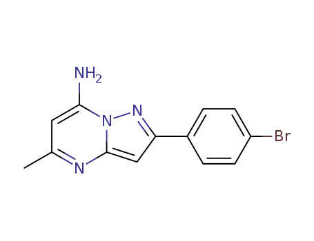 2-(4-bromophenyl)-5-methyl-pyrazolo[1,5-a]pyrimidin-7-amine