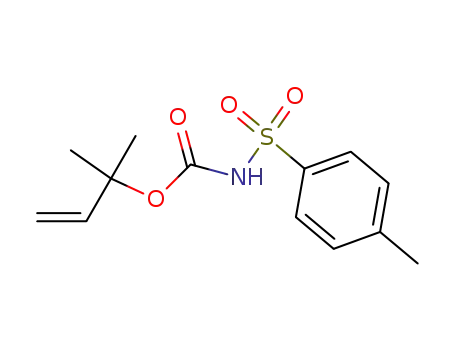 Carbamic acid, [(4-methylphenyl)sulfonyl]-, 1,1-dimethyl-2-propenyl
ester