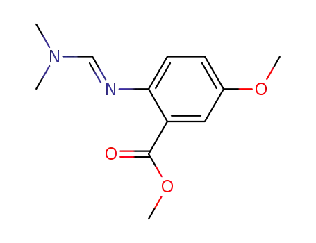 Benzoic acid, 2-[(E)-[(dimethylamino)methylene]amino]-5-methoxy-,
methyl ester