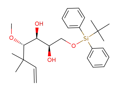 (4S,5S,6R)-5,6-dihydroxy-3,3-dimethyl-7-[(1,1-dimethylethyl)diphenylsilyl]oxy-4-methoxy-1-heptene