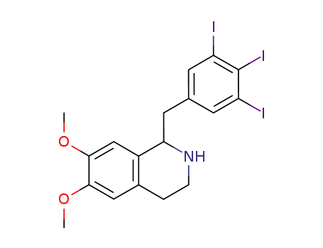6,7-Dimethoxy-1-(3,4,5-triiodobenzyl)-1,2,3,4-tetrahydroisoquinoline