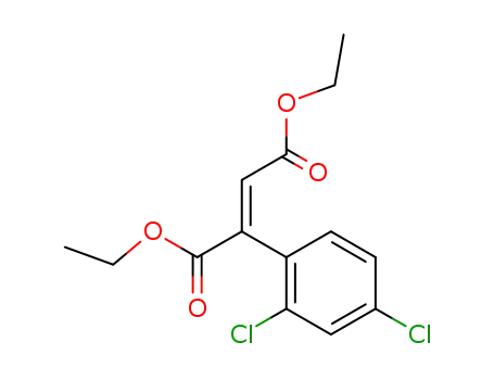 Molecular Structure of 226922-40-3 ((E)-2-(2,4-dichlorophenyl)-butendioic acid diethyl ester)