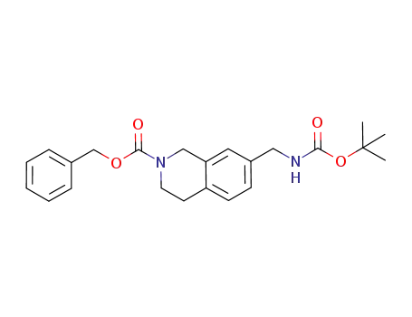 tert-butyl (2-benzyloxycarbonyl-1,2,3,4-tetrahydroisoquinolin-7-yl)methylcarbamate