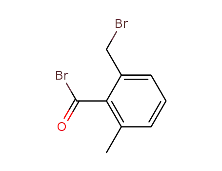 Molecular Structure of 755030-83-2 (6-Methyl-2-bromomethylbenzoyl bromide)