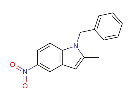 1H-Indole, 2-methyl-5-nitro-1-(phenylmethyl)-
