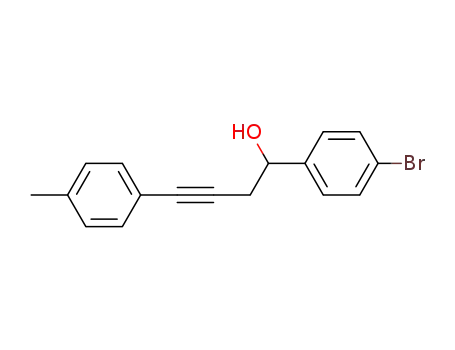 1-(4-bromophenyl)-4-(4-methylphenyl)but-3-yn-1-ol