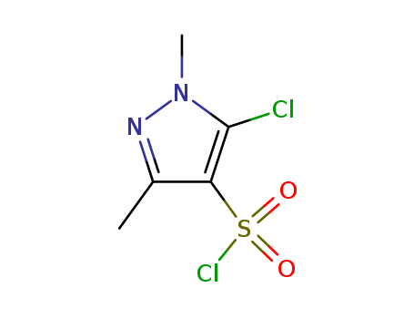 1H-Pyrazole-4-sulfonylchloride, 5-chloro-1,3-dimethyl-