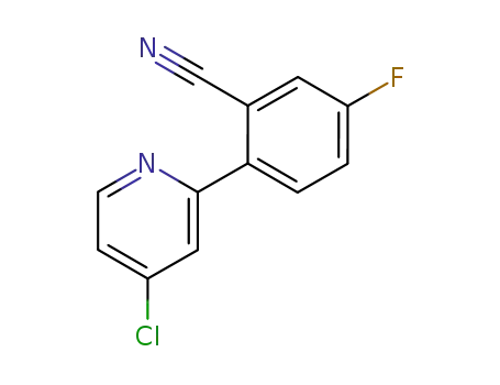 Benzonitrile, 2-(4-chloro-2-pyridinyl)-5-fluoro-