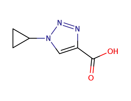 Molecular Structure of 1188375-37-2 (1-cyclopropyl-1H-[1,2,3]triazole-4-carboxylic acid)