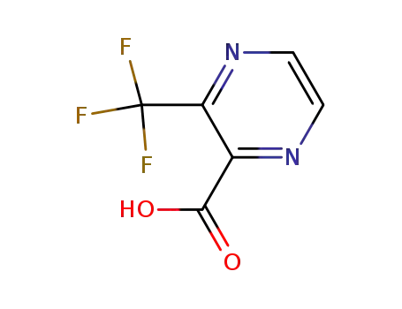 Molecular Structure of 870787-06-7 (3-(trifluoroMethyl)pyrazine-2-carboxylic acid)