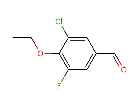 3-CHLORO-4-ETHOXY-5-FLUOROBENZALDEHYDE