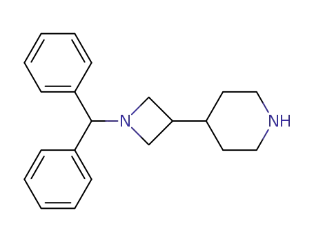 Molecular Structure of 251569-92-3 (4-(1-benzhydrylazetidin-3-yl)piperidine)