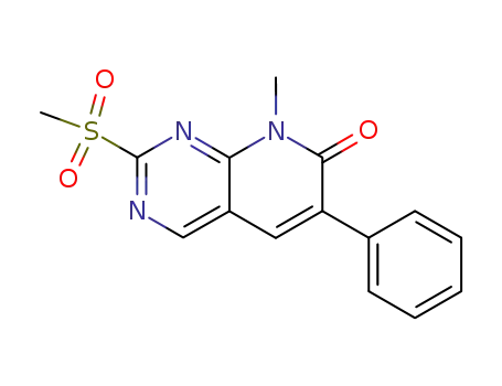 8-Methyl-2-(methylsulfonyl)-6-phenylpyrido[2,3-d]pyrimidin-7(8H)-one