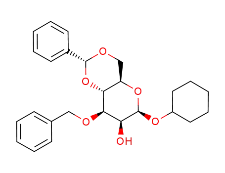 cyclohexyl 3-O-benzyl-4,6-O-benzylidene-β-D-mannopyranoside