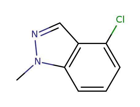 Molecular Structure of 162502-53-6 (4-Chloro-1-methyl-1H-indazole)