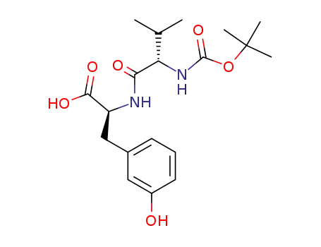 (S)-2-((S)-2-tert-Butoxycarbonylamino-3-methyl-butyrylamino)-3-(3-hydroxy-phenyl)-propionic acid