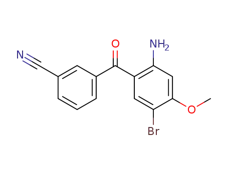 3-(2-Amino-5-bromo-4-methoxy-benzoyl)-benzonitrile