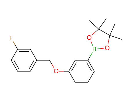 1,3,2-Dioxaborolane,
2-[3-[(3-fluorophenyl)methoxy]phenyl]-4,4,5,5-tetramethyl-