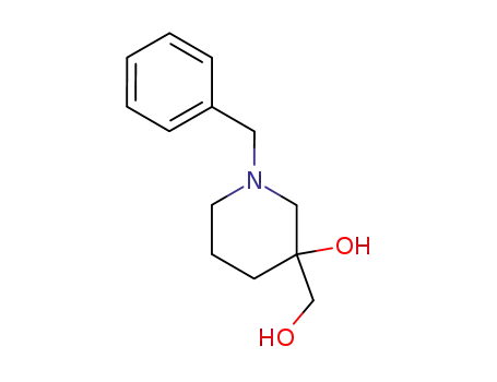 Molecular Structure of 112197-89-4 (3-Piperidinemethanol, 3-hydroxy-1-(phenylmethyl)-)
