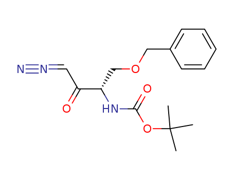 Carbamic acid,[(1S)-3-diazo-2-oxo-1-[(phenylmethoxy)methyl]propyl]-, 1,1-dimethylethyl ester(9CI)