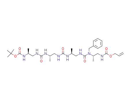 ((S)-2-{1-Benzyl-3-[(S)-2-(3-{(S)-2-[3-((S)-2-tert-butoxycarbonylamino-propyl)-ureido]-propyl}-ureido)-propyl]-ureido}-propyl)-carbamic acid allyl ester