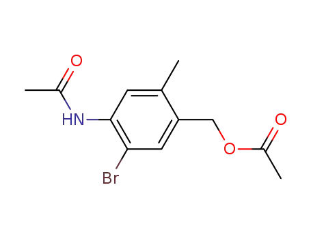 Acetamide, N-[4-[(acetyloxy)methyl]-2-bromo-5-methylphenyl]-