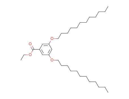 Molecular Structure of 148172-12-7 (3,5-Bis(dodecyloxy)benzoesaureethylester)