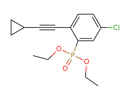 Phosphonic acid, [5-chloro-2-(cyclopropylethynyl)phenyl]-, diethyl ester