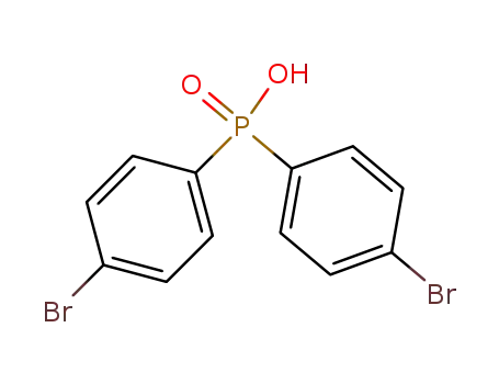 Molecular Structure of 109817-44-9 (bis(4-bromophenyl)phosphinic acid)