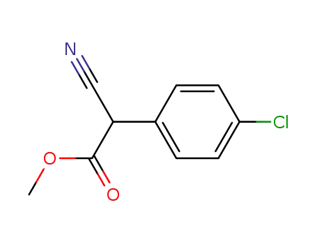 Molecular Structure of 30758-60-2 (methyl [2-(4-chlorophenyl)-2-cyano]acetate)