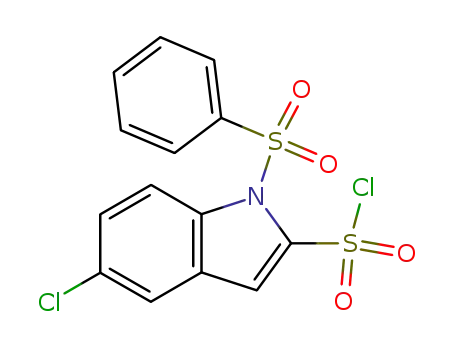 1H-Indole-2-sulfonyl chloride, 5-chloro-1-(phenylsulfonyl)-