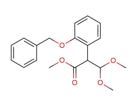 methyl 2-[(2-benzyloxy)phenyl]-(3,3-dimethoxy)propanoate