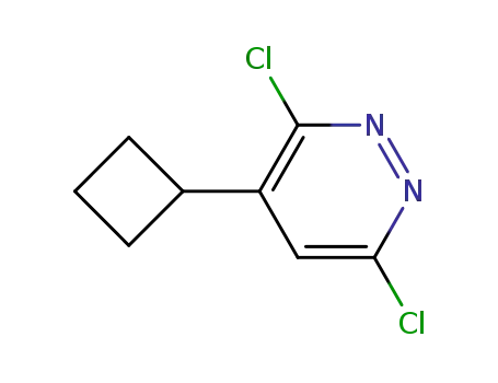 Molecular Structure of 107228-57-9 (3,6-dichloro-4-cyclobutylpyridazine)