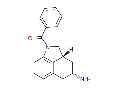 (+)-1-Benzoyl-1,2,2a,3,4,5-hexahydrobenz<cd>indol-4-amine